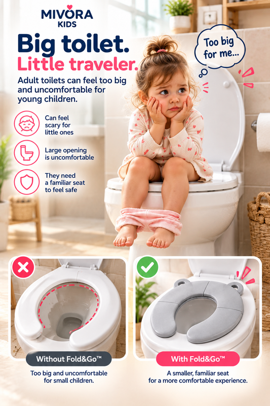Big toilet little traveler - Mivora Fold&Go