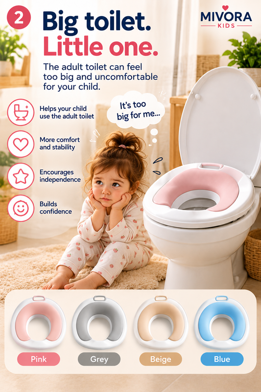 Mivora Little Steps™ Toddler Toilet Seat