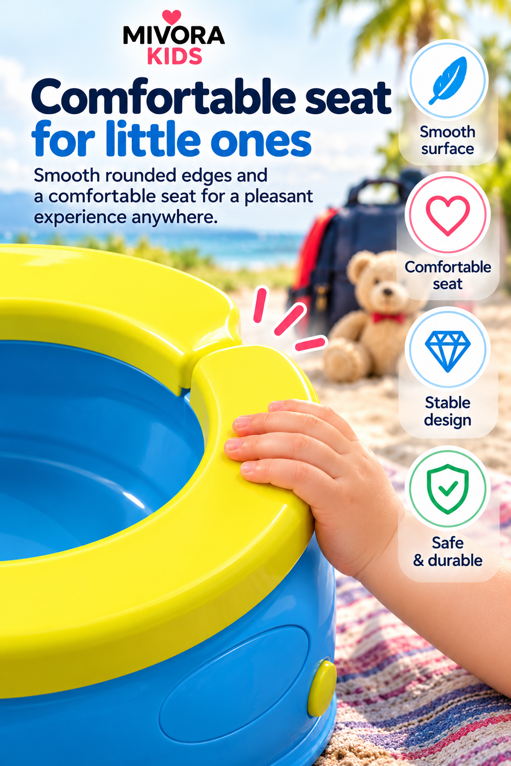 Mivora GoPotty comfortable seat