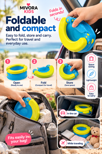 Mivora GoPotty foldable compact design