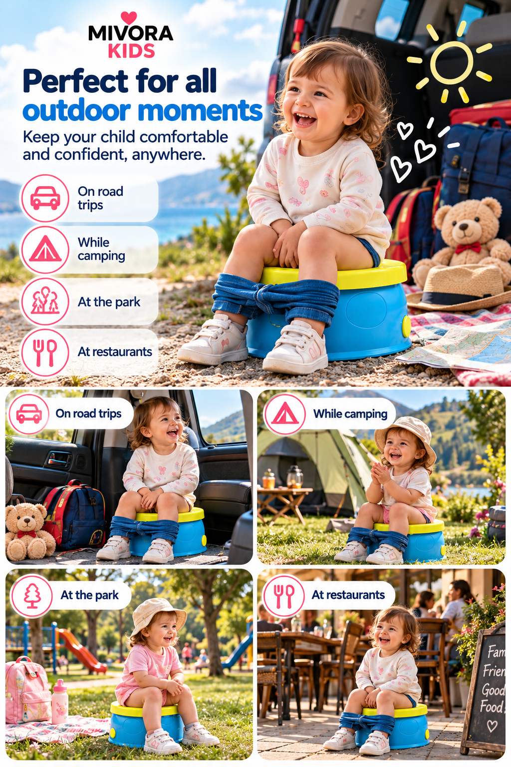 Mivora GoPotty outdoor moments
