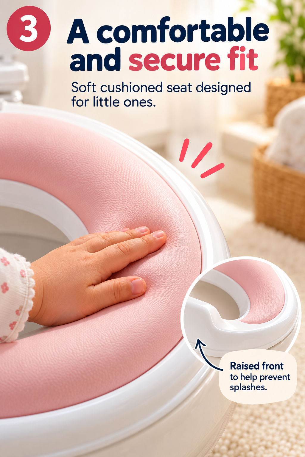 Mivora Little Steps™ Toddler Toilet Seat - image 3