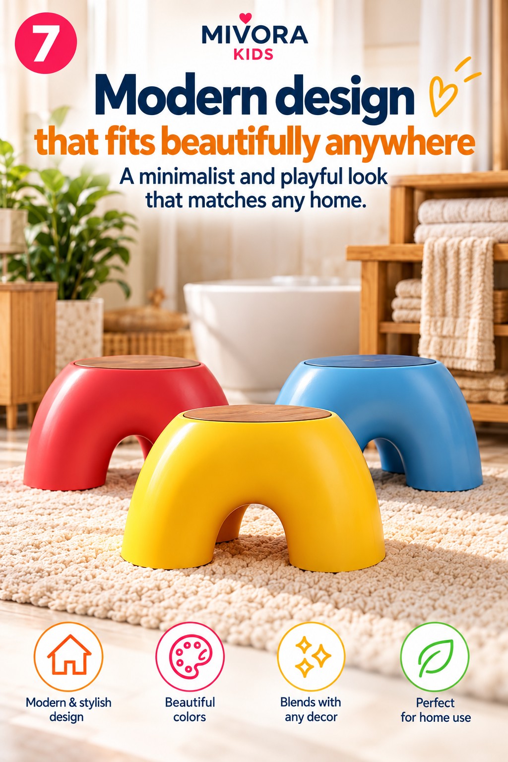 Mivora Reach&Grow™ Toddler Step Stool - image 7