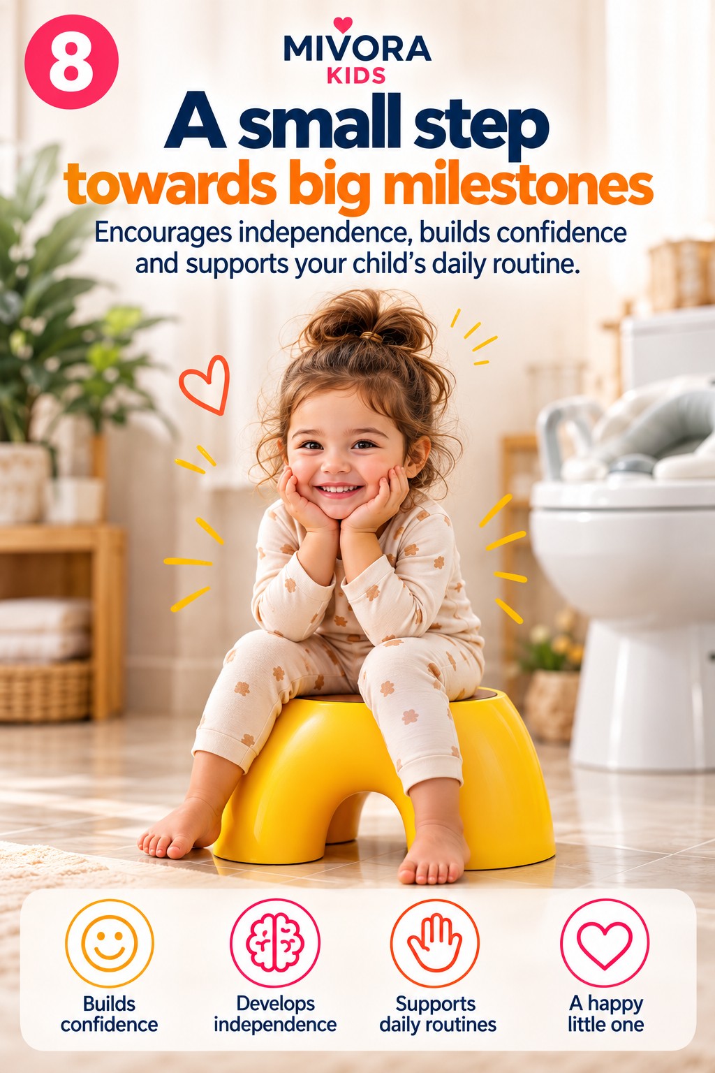 Mivora Reach&Grow™ Toddler Step Stool - image 8